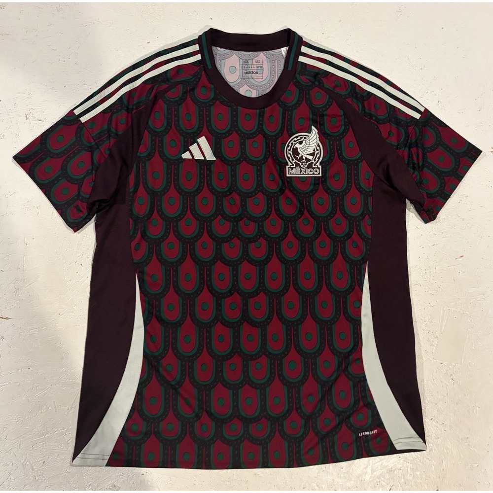 Adidas Mexico Jersey Mens 2XL 2024/25 Home Soccer Football Shirt IP6377